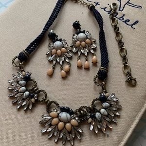 Chloe and Isabel necklace and earrings
